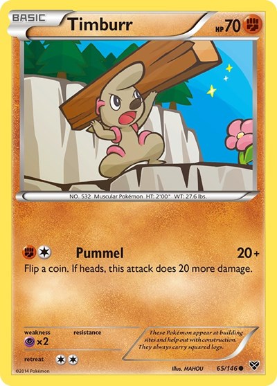 XY: Timburr (Reverse Holofoil)