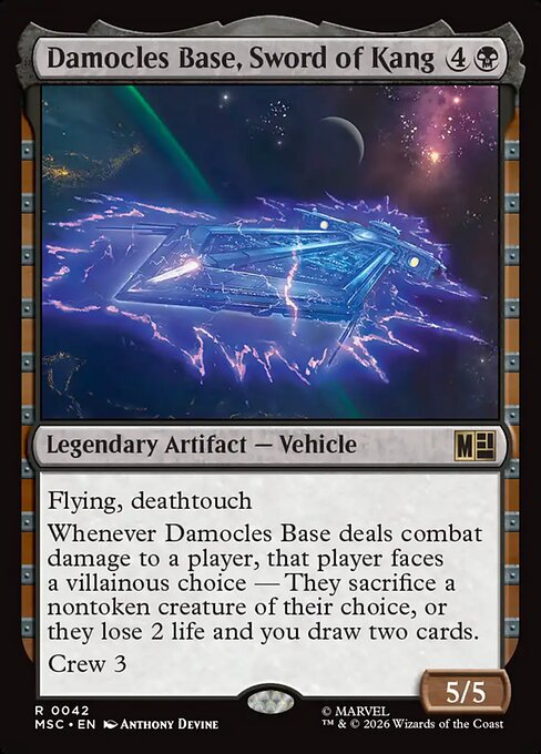 MSC: Damocles Base, Sword of Kang