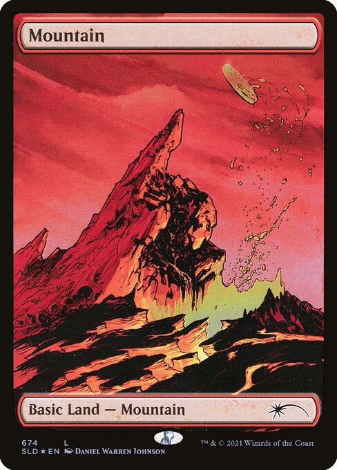 SLD: Mountain (674) (Foil)