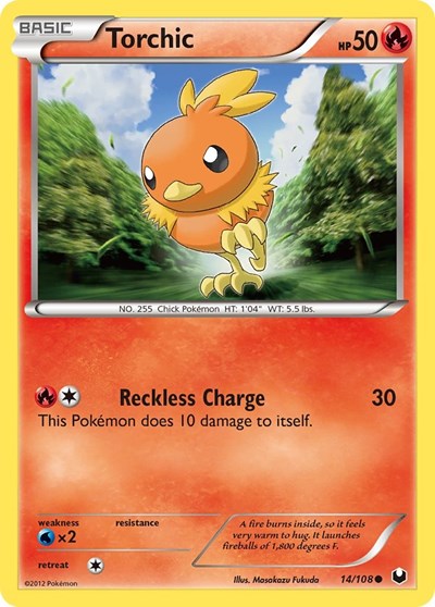 DEX: Torchic (14) (Reverse Holofoil)