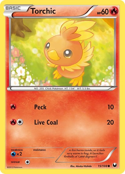 DEX: Torchic (15) (Reverse Holofoil)