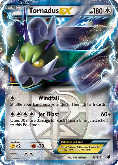 PLF: Tornadus EX (Team Plasma) (Holofoil)