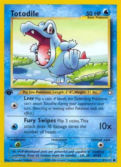 N1: Totodile (81) (1st Edition)