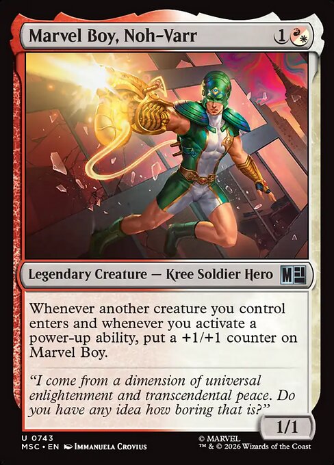 MSC: Marvel Boy, Noh-Varr (Foil)
