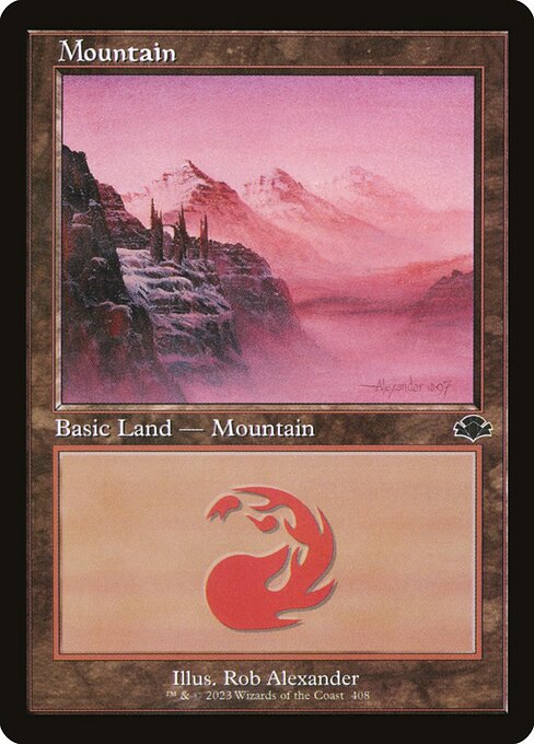 DMR: Mountain (408) (Retro Frame) (Foil)