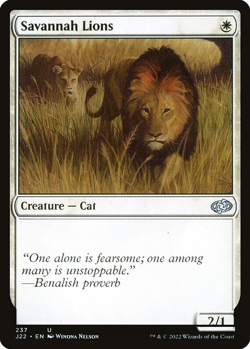 J22: Savannah Lions