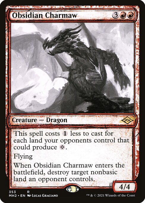 MH2: Obsidian Charmaw (Showcase) (Foil)