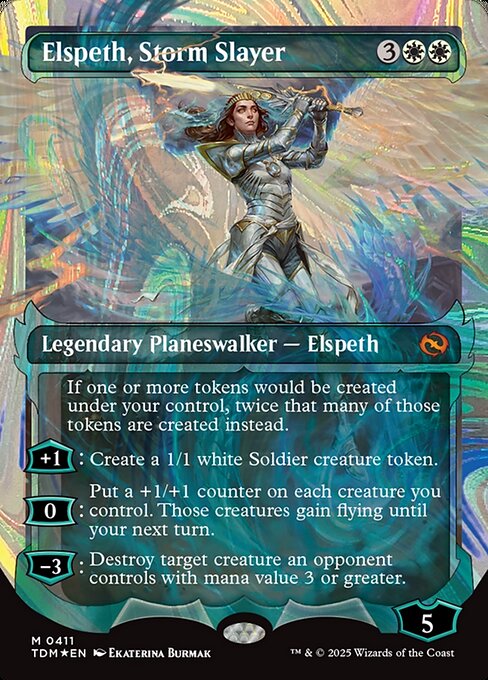 TDM: Elspeth, Storm Slayer (Showcase) (Halo Foil)