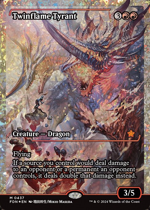 FDN: Twinflame Tyrant (Showcase) (Fracture Foil)
