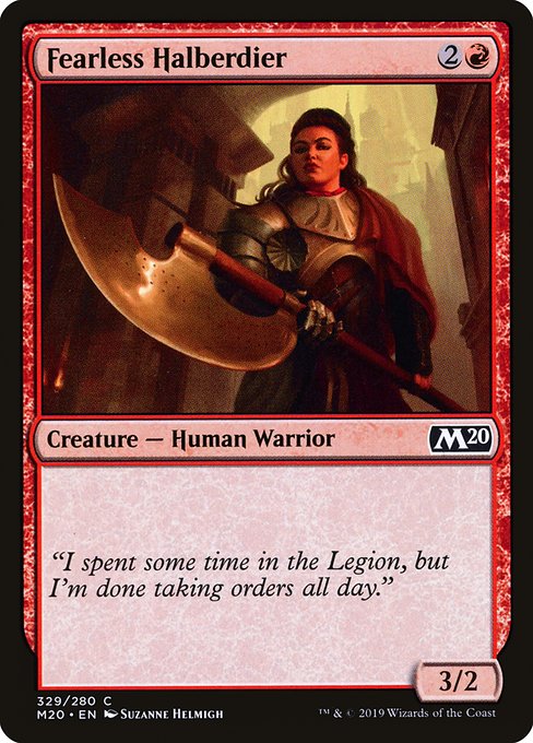 M20: Fearless Halberdier