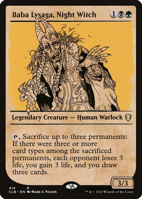 CLB: Baba Lysaga, Night Witch (Showcase) (Foil)