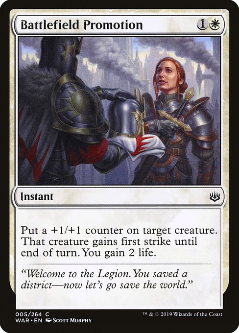 WAR: Battlefield Promotion (Foil)