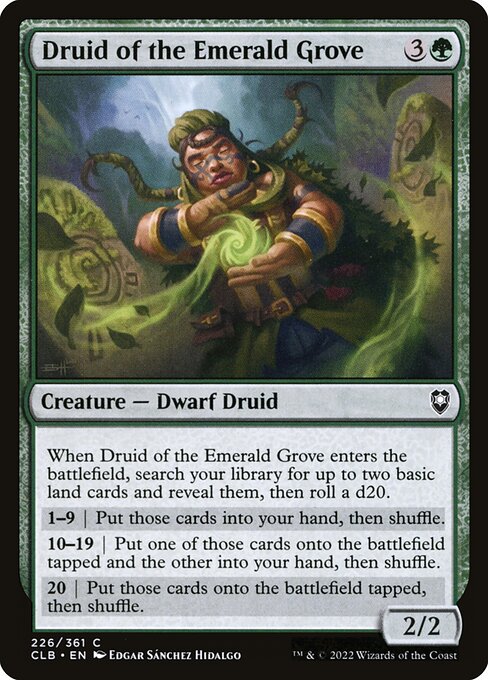 CLB: Druid of the Emerald Grove