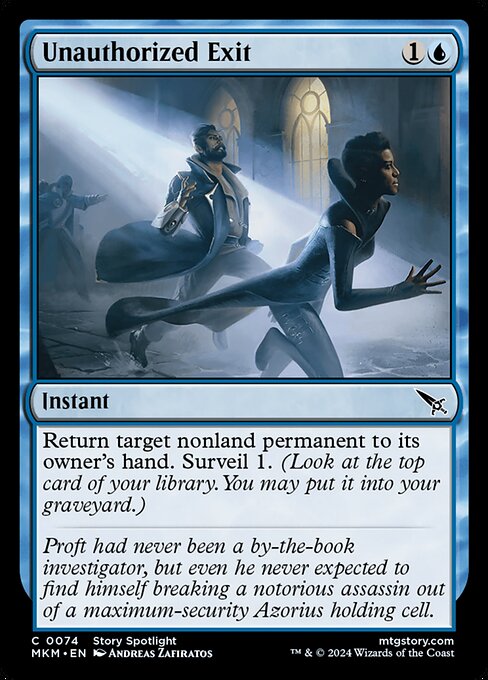 MKM: Unauthorized Exit (Foil)