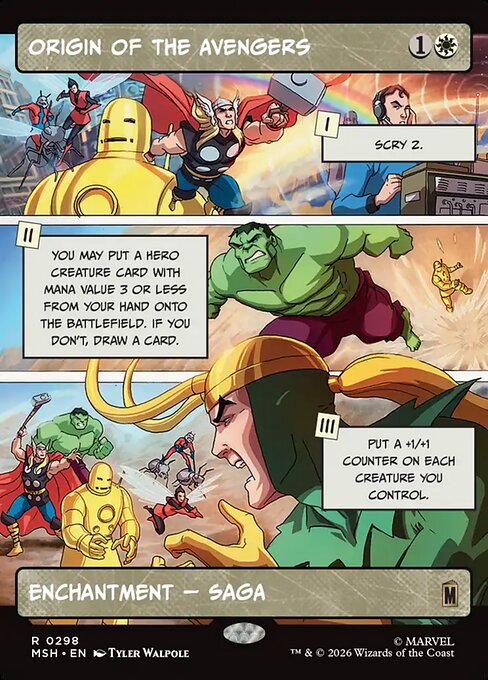 MSH: Origin of the Avengers (Borderless) (Foil)