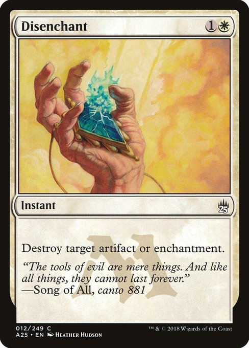 A25: Disenchant (Foil)