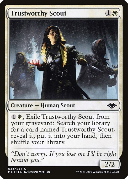 MH1: Trustworthy Scout (Foil)