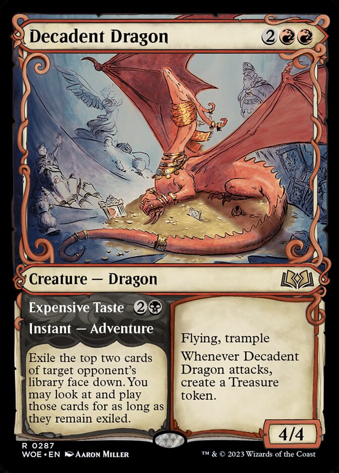 Decadent Dragon (Showcase) [Foil] :: WOE