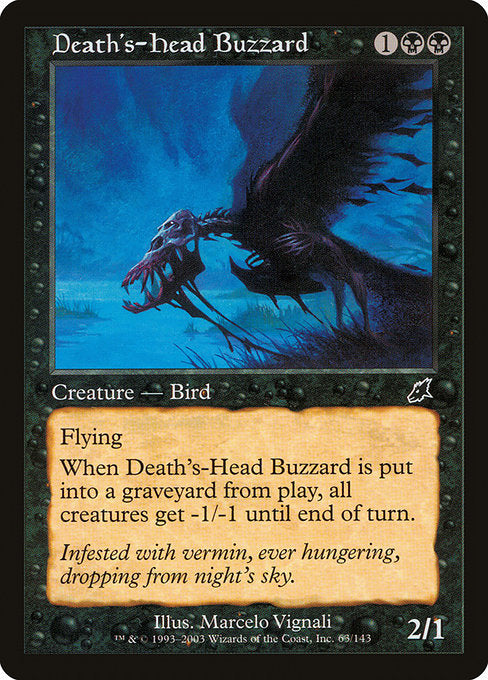 SCG: Death's-Head Buzzard