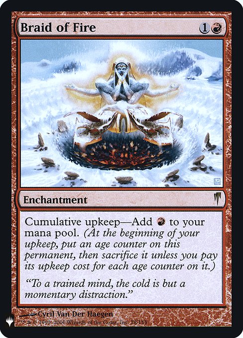 PLST: Braid of Fire (Foil)