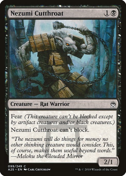 A25: Nezumi Cutthroat (Foil)