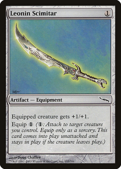 MRD: Leonin Scimitar (Foil)