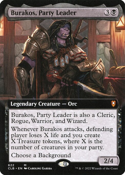 CLB: Burakos, Party Leader (Extended Art) (Foil)