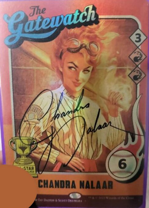 SLD: Chandra Nalaar (748) (Autographed) (Foil)