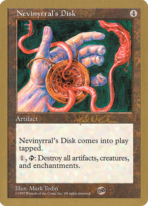 WC97: Nevinyrral's Disk - 1997 Paul McCabe (5ED) (SB)