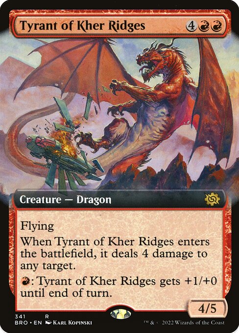 BRO: Tyrant of Kher Ridges (Extended Art) (Foil)