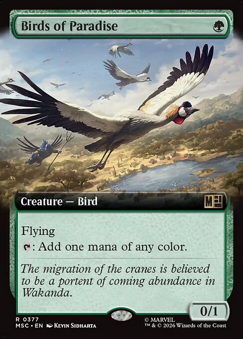 MSC: Birds of Paradise (Extended Art)
