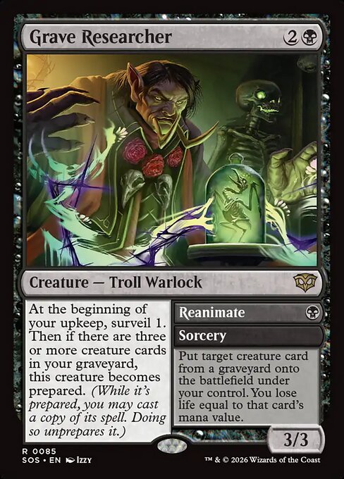 SOS: Grave Researcher (Foil)