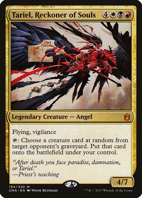 CMA: Tariel, Reckoner of Souls