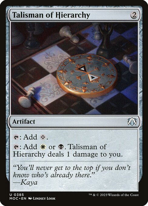MOC: Talisman of Hierarchy