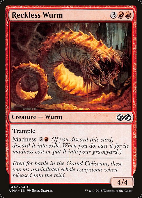 UMA: Reckless Wurm (Foil)