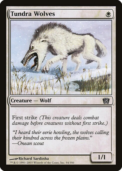 8ED: Tundra Wolves (Foil)