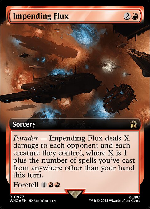 WHO: Impending Flux (Extended Art) (Surge Foil)