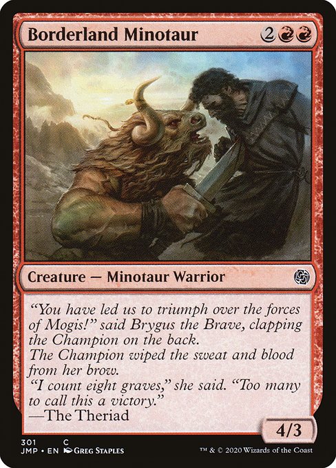 JMP: Borderland Minotaur