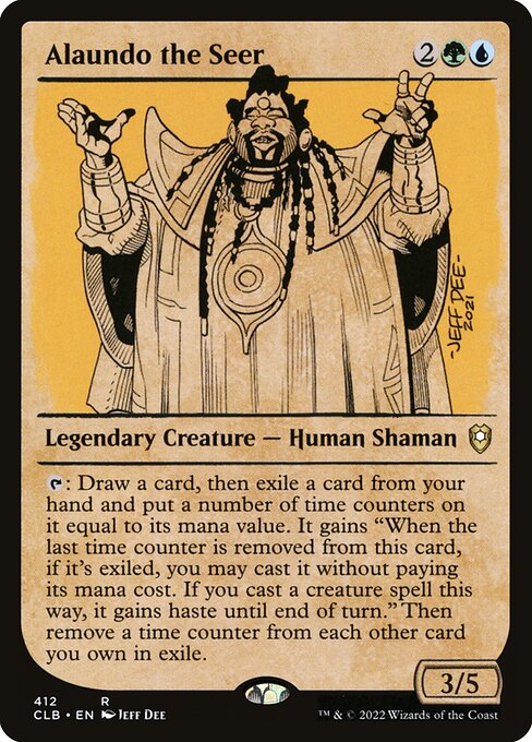 CLB: Alaundo the Seer (Showcase) (Foil)