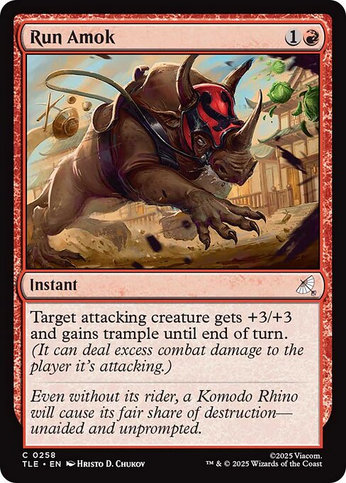 TLE: Run Amok (0258) (Foil)