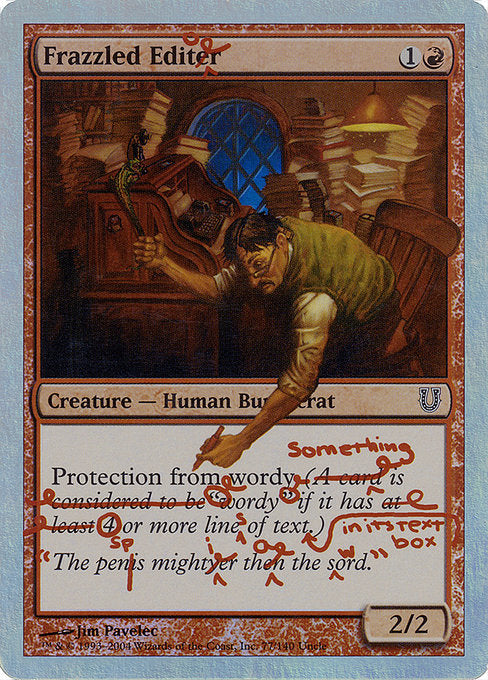 UNH: Frazzled Editor (Alternate Foil)
