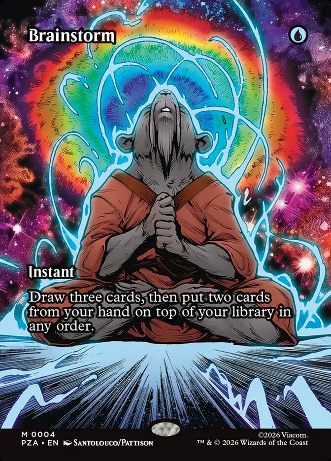 PZA: Brainstorm (Borderless) (Foil)