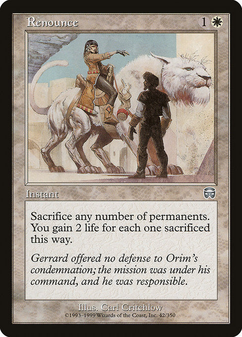 MMQ: Renounce