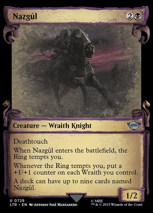 LTR: Nazgul (0729) (Showcase Scrolls) (Foil)