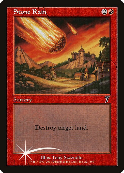7ED: Stone Rain (Foil)