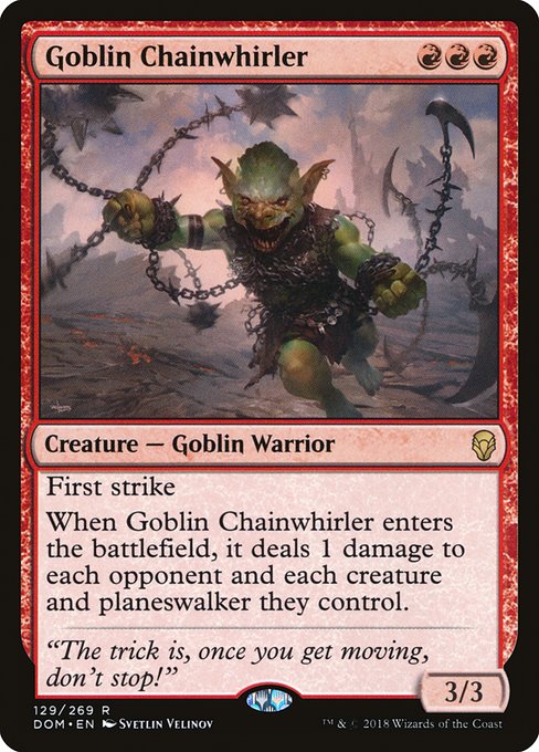 DOM: Goblin Chainwhirler (Foil)