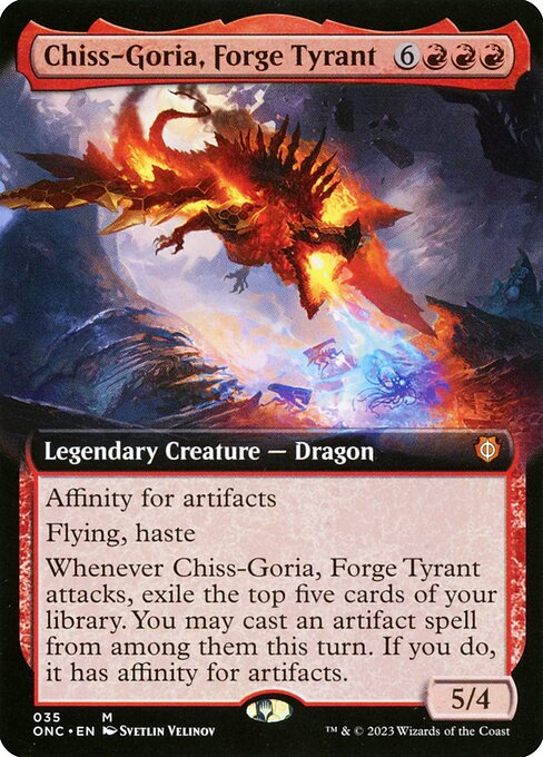 ONC: Chiss-Goria, Forge Tyrant (Extended Art) (Foil)