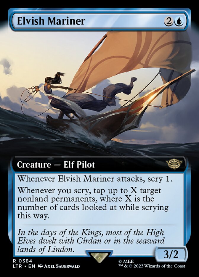 Elvish Mariner (Extended Art) :: LTR