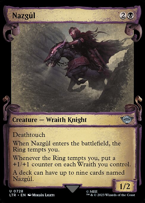 LTR: Nazgul (0728) (Showcase Scrolls)