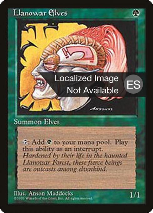 4BB: Llanowar Elves